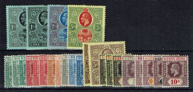 Image of Sierra Leone SG 112/26 MM British Commonwealth Stamp